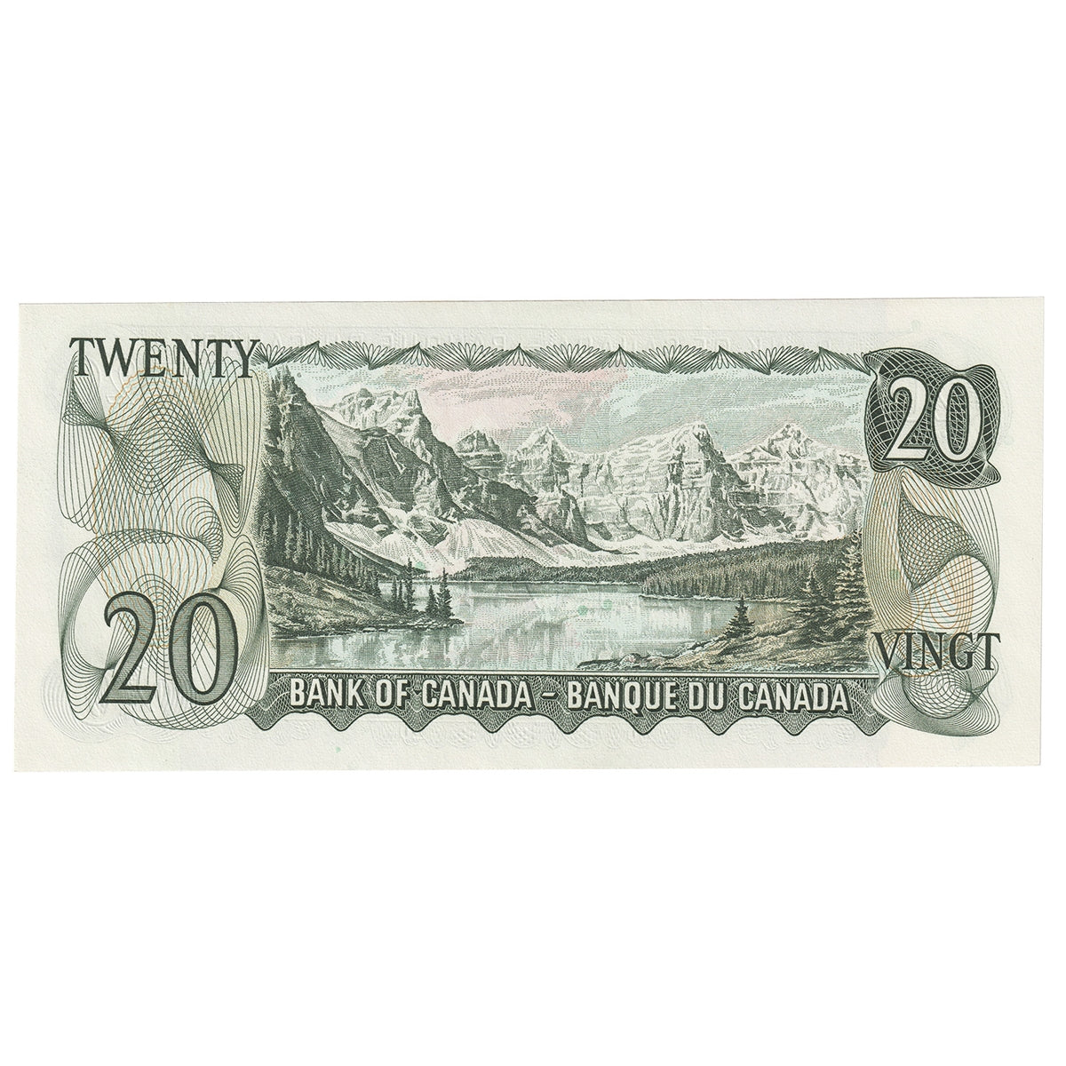 BC-50a 1969 Canada $20 Beattie-Rasminsky, EC, Uncirculated (MS60)