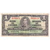 BC-21c 1937 Canada $1 Gordon-Towers, D/M, Circ