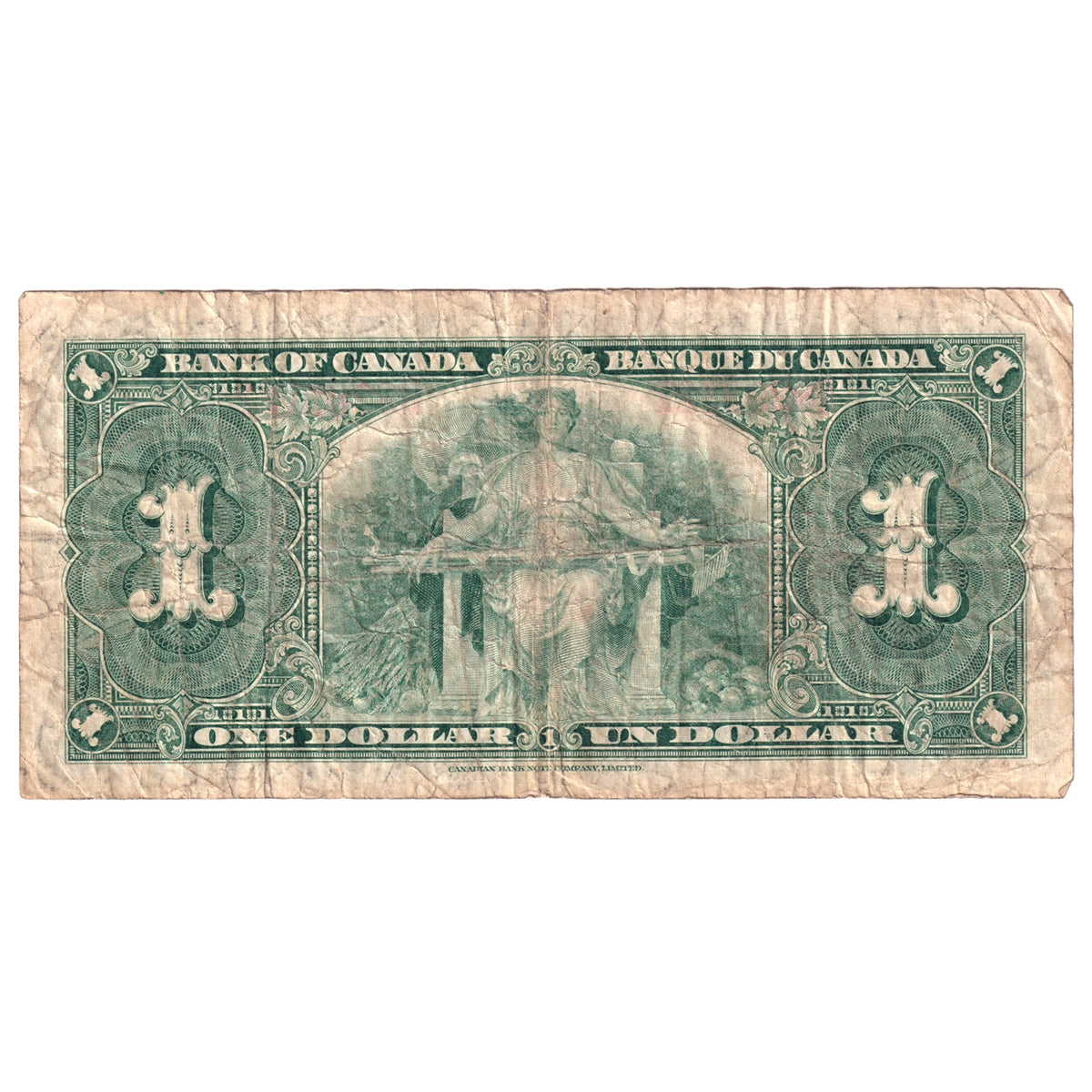 BC-21c 1937 Canada $1 Gordon-Towers, D/M, Circ