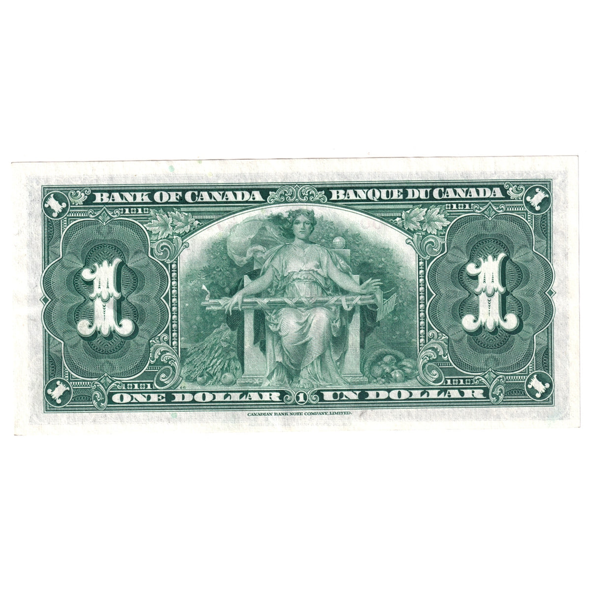BC-21c 1937 Canada $1 Gordon-Towers, F/M, Almost Uncirculated (AU50)