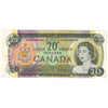 BC-50a 1969 Canada $20 Beattie-Rasminsky, EH, Almost Uncirculated (AU50)