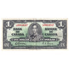 BC-21c 1937 Canada $1 Gordon-Towers, L/M, Very Fine (VF20)