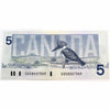BC-56c 1986 Canada $5 Bonin-Thiessen, GOS, Circ