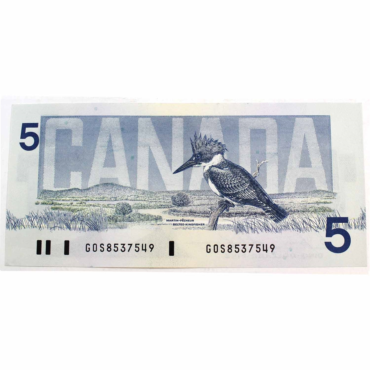 BC-56c 1986 Canada $5 Bonin-Thiessen, GOS, Circ