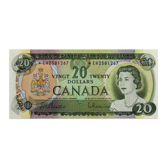 BC-50aA 1969 Canada $20 Beattie-Rasminsky, *EH, AU