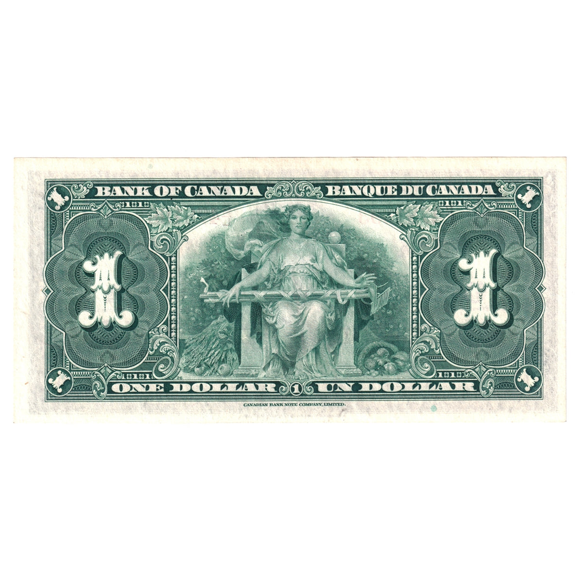 BC-21c 1937 Canada $1 Gordon-Towers, M/L, Uncirculated (MS60)