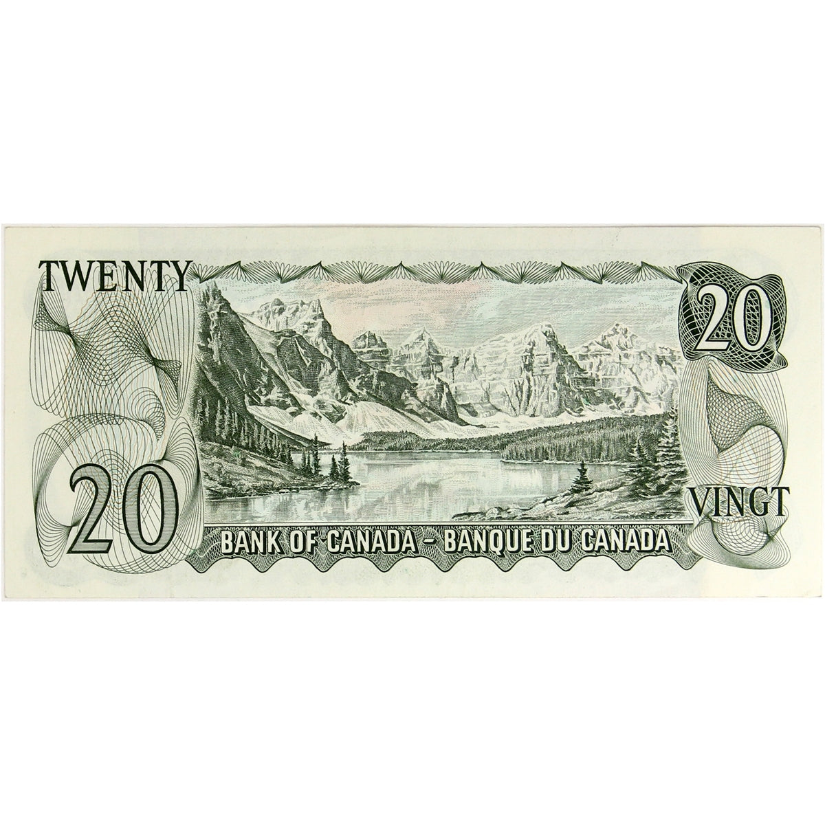 BC-50b 1969 Canada $20 Lawson-Bouey, YB, Almost Uncirculated (AU50)