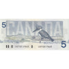 BC-56c 1986 Canada $5 Bonin-Thiessen, GOT. AU-UNC