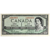 BC-29b 1954 Canada $1 Beattie-Coyne, Devil's Face, P/A, VF-EF (VF30)