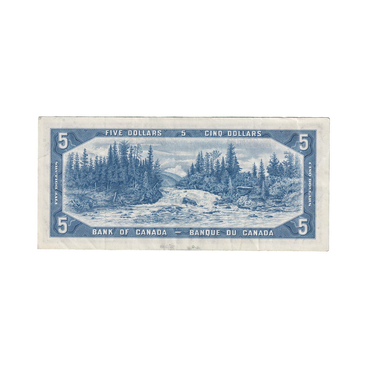 BC-39b 1954 Canada $5 Beattie-Rasminsky, I/S, VF-EF (VF30)