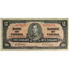 BC-22b 1937 Canada $2 Gordon-Towers, H/B, Fine (F12)