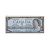 BC-39b 1954 Canada $5 Beattie-Rasminsky, S/S, Almost Uncirculated (AU50)