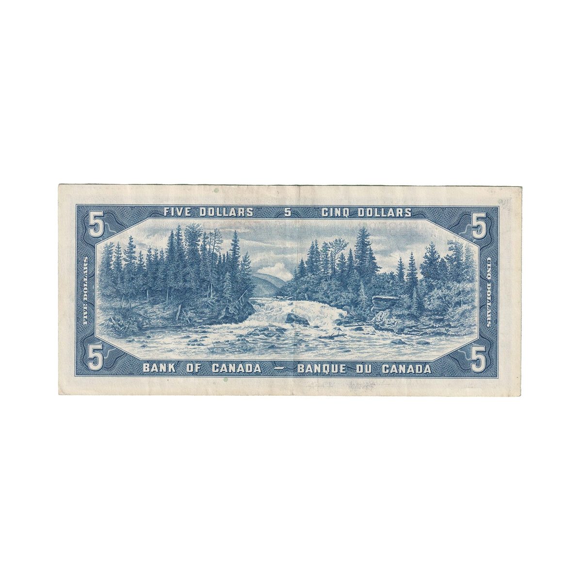 BC-39b 1954 Canada $5 Beattie-Rasminsky, C/X, VF-EF (VF30)