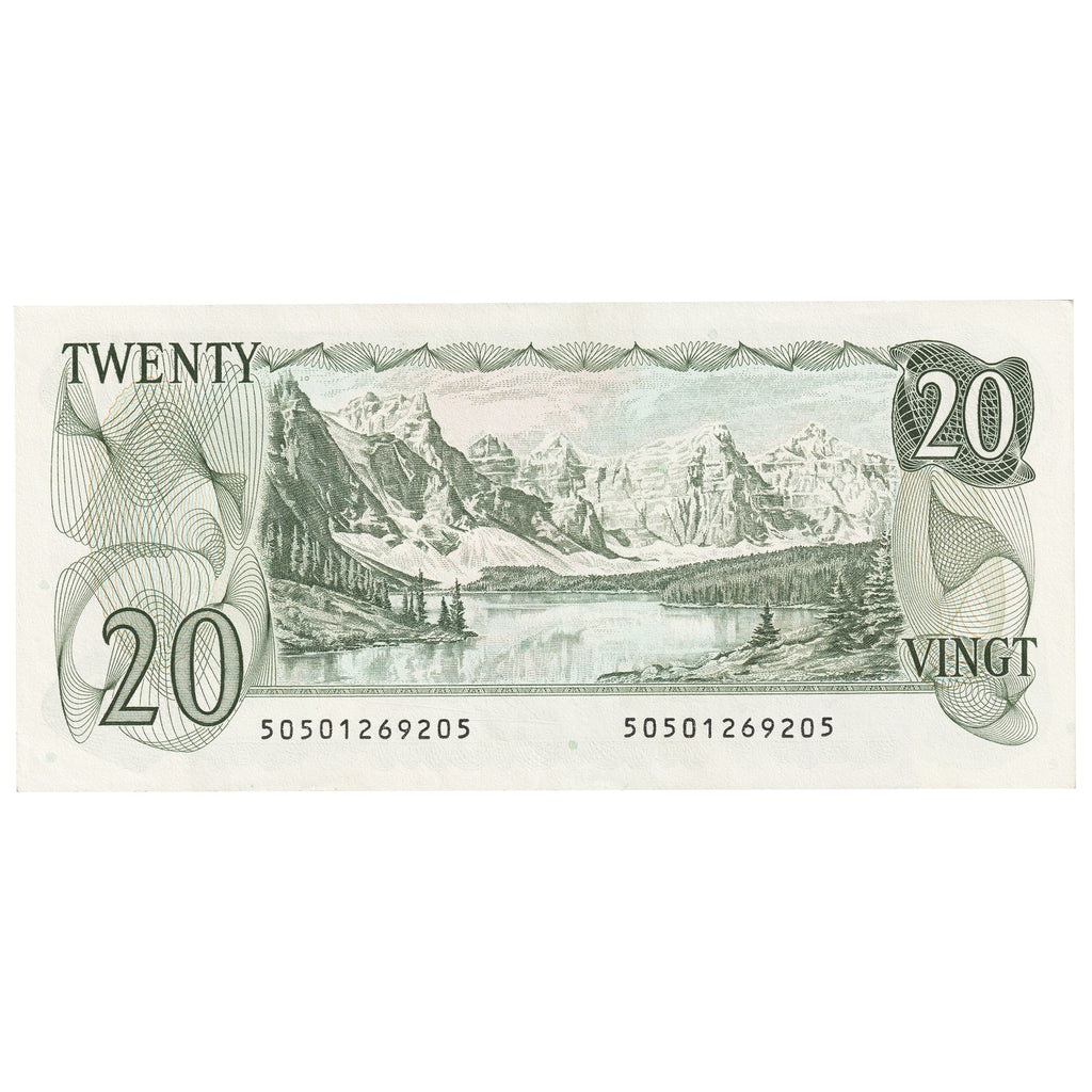 BC-54a 1979 Canada $20 Lawson-Bouey, Almost Uncirculated (AU50)
