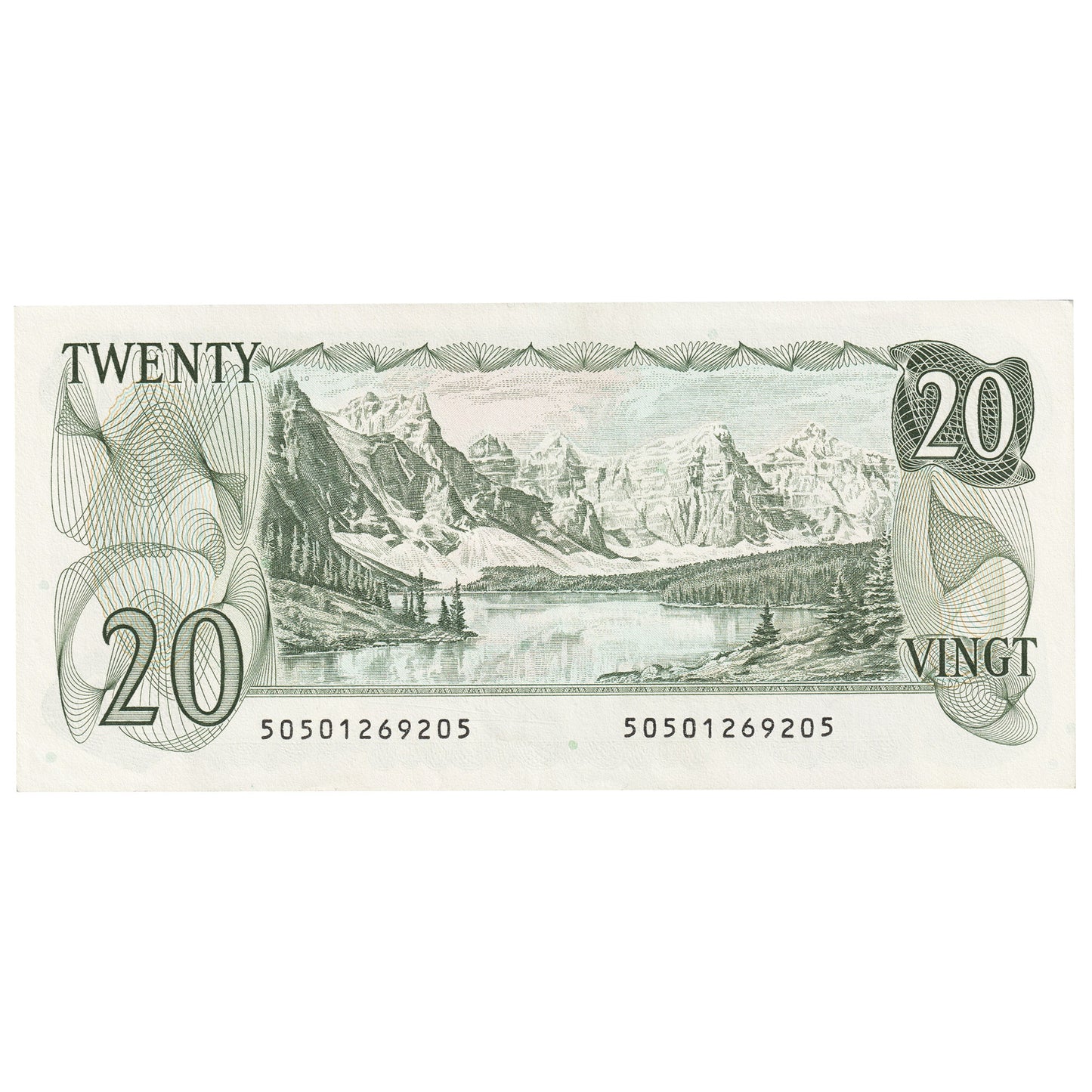 BC-54a 1979 Canada $20 Lawson-Bouey, Almost Uncirculated (AU50)