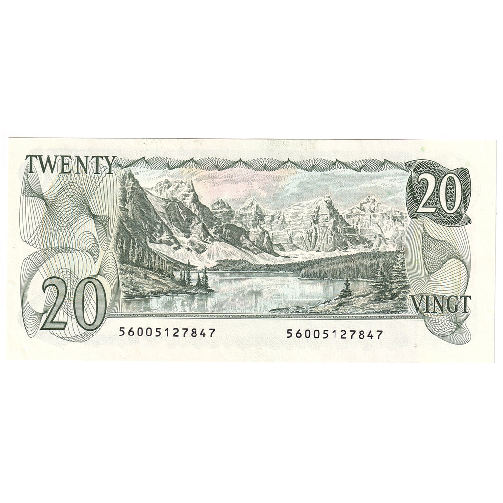 BC-54b-i 1979 Canada $20 Crow-Bouey, Steel Engraved, Uncirculated (MS60)