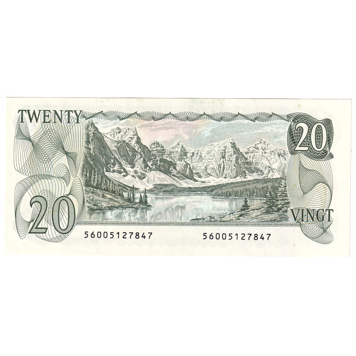 BC-54b-i 1979 Canada $20 Crow-Bouey, Steel Engraved, Uncirculated (MS60)