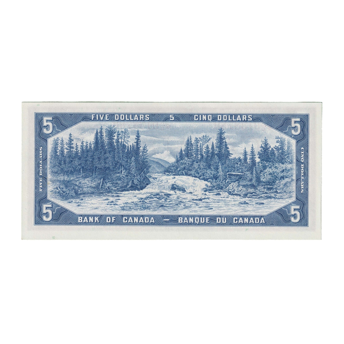 BC-39bA 1954 Canada $5 Beattie-Rasminsky, *R/C, Uncirculated (MS60)