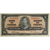 BC-22b 1937 Canada $2 Gordon-Towers, S/B, Circ