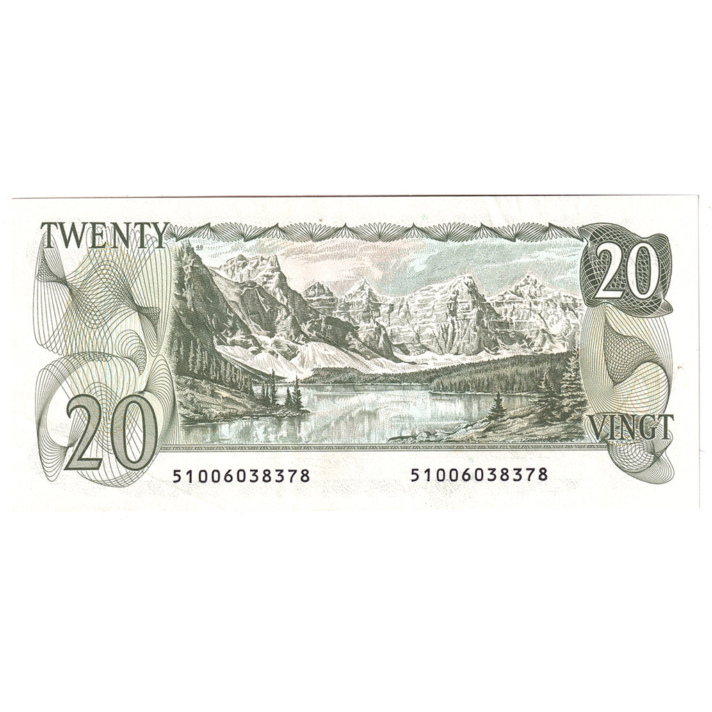 BC-54cA 1979 Canada $20 Thiessen-Crow, 510, Extra Fine (EF40)