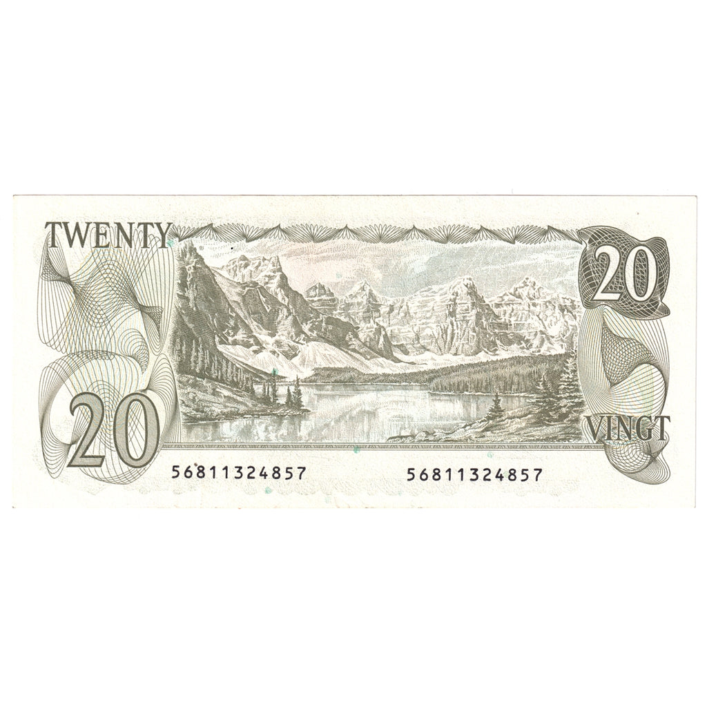 BC-54c-i 1979 Canada $20 Thiessen-Crow, AU-UNC (AU55)