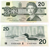 BC-58a 1991 Canada $20 Thiessen-Crow, EIB, AU-UNC (AU55)