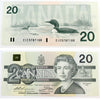 BC-58a 1991 Canada $20 Thiessen-Crow, EIE, AU-UNC (AU55)