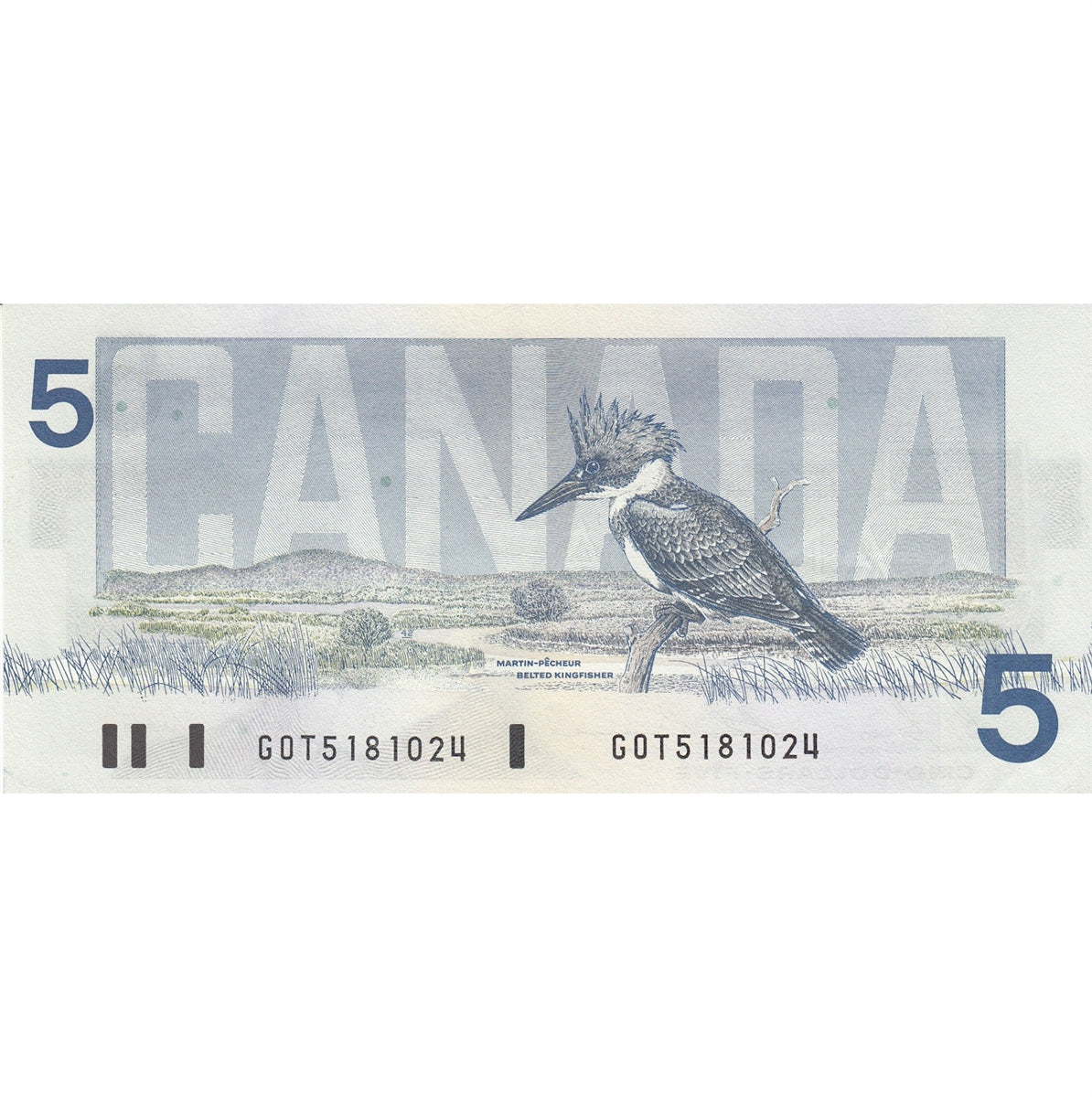 BC-56c 1986 Canada $5 Bonin-Thiessen, GOT, Circ