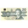 BC-58aA-ii 1991 Canada $20 Thiessen-Crow, AIX Without Serifs, CUNC