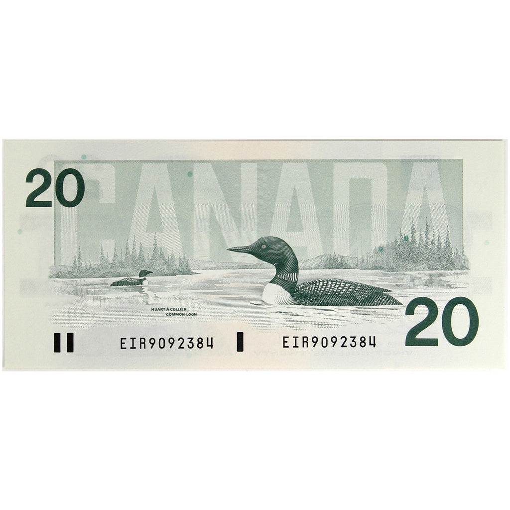 BC-58a-i 1991 Canada $20 Thiessen-Crow, EIR, CUNC