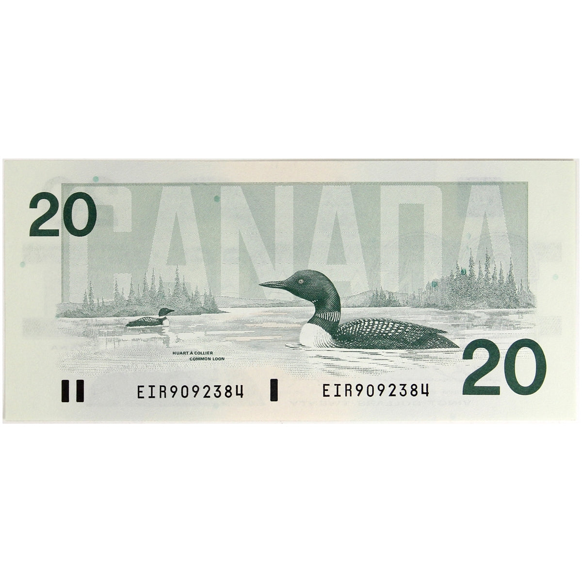 BC-58a-i 1991 Canada $20 Thiessen-Crow, EIR, CUNC