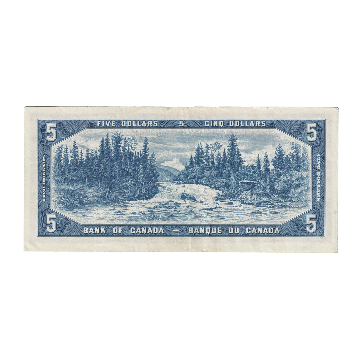 BC-39cA 1954 Canada $5 Bouey-Rasminsky, *R/X Below 0.36M, EF-AU (EF45)