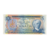 BC-48a 1972 Canada $5 Bouey-Rasminsky, CF, Almost Uncirculated (AU50)