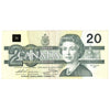 BC-58a-iii 1991 Canada $20 Thiessen-Crow, AIW With Serifs, VF-EF (VF30)
