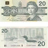 BC-58b 1991 Canada $20 Bonin-Thiessen, ESU, AU-UNC (AU55)