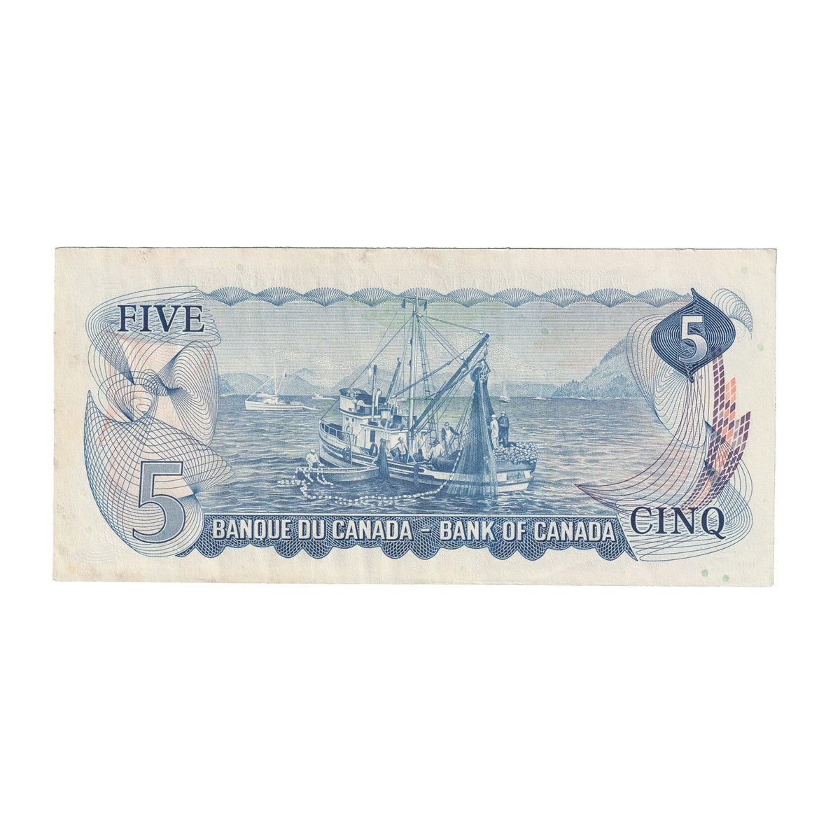 BC-48aA 1972 Canada $5 Bouey-Rasminsky, *CA Below 3.28M, Almost Uncirculated (AU50)