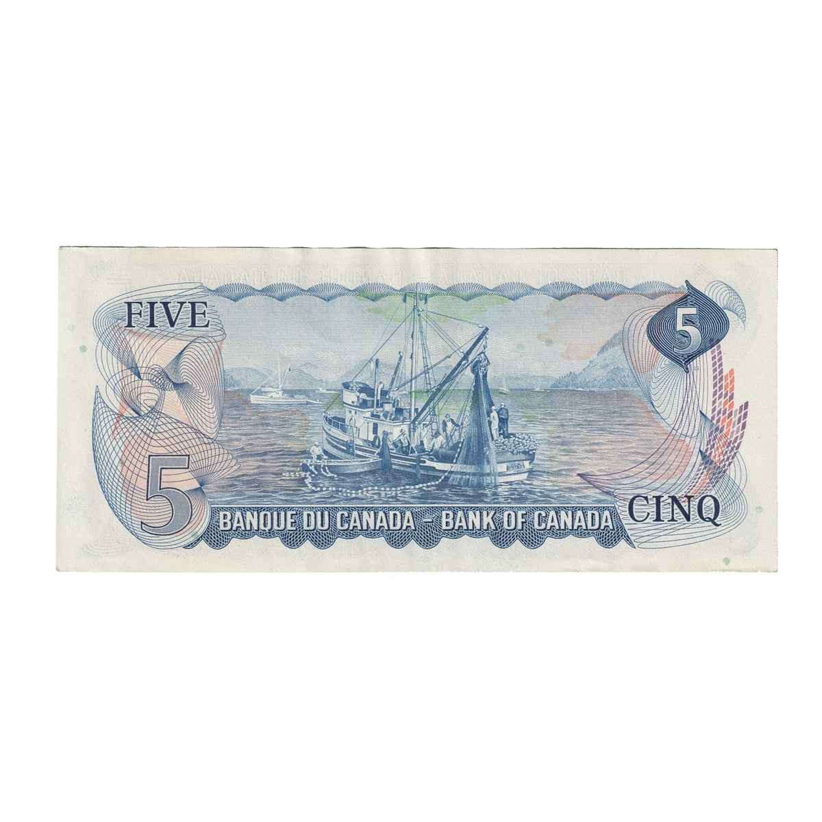 BC-48b 1972 Canada $5 Lawson-Bouey, CS, Almost Uncirculated (AU50)