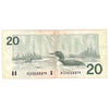 BC-58BA-i 1991 Canada $20 Bonin-Thiessen, AIX, Circ