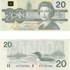 BC-58b-i 1991 Canada $20 Bonin-Thiessen, AIY, Uncirculated (MS60)