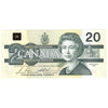 BC-58b-i 1991 Canada $20 Bonin-Thiessen, ASI, AU-UNC (AU55)
