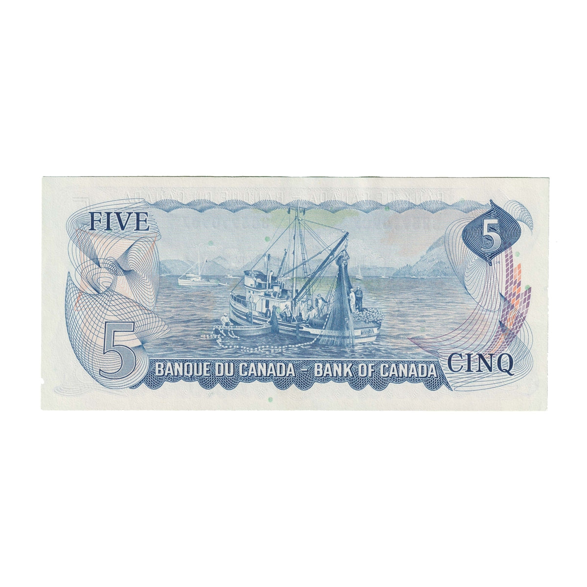 BC-48b 1972 Canada $5 Lawson-Bouey, SD, Almost Uncirculated (AU50)