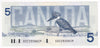 BC-56c 1986 Canada $5 Bonin-Thiessen, GOZ, AU