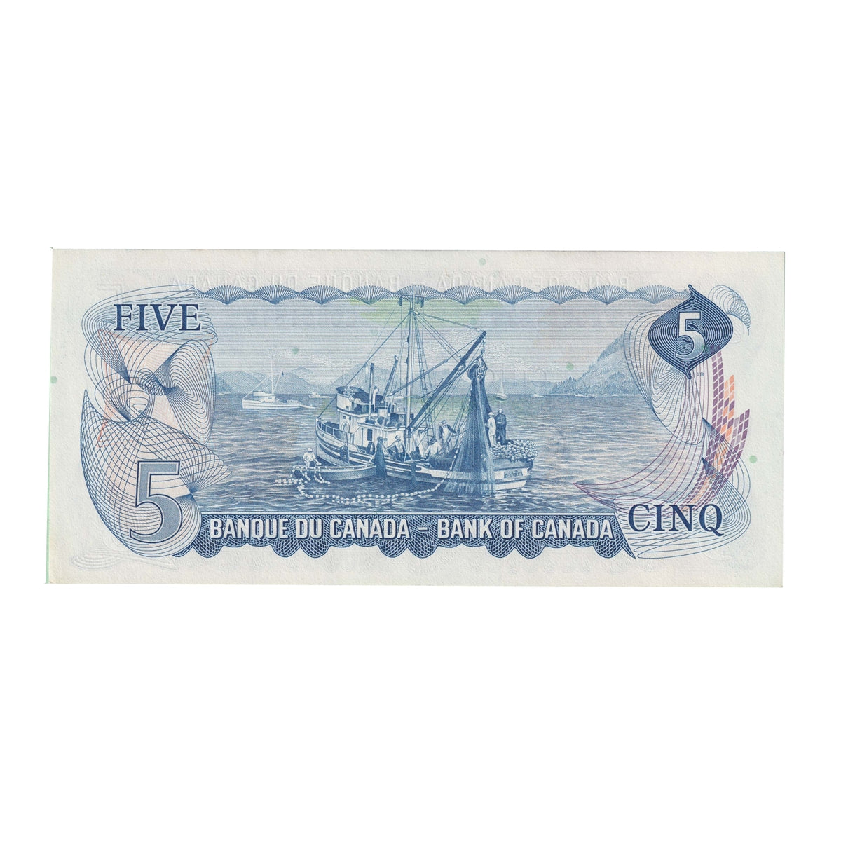BC-48b 1972 Canada $5 Lawson-Bouey, SE, Uncirculated (MS60)