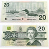 BC-58c 1991 Canada $20 Knight-Thiessen, AWH, Choice Uncirculated (CUNC63)