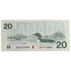 BC-58d 1991 Canada $20 Knight-Dodge, EWJ, CUNC