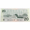 BC-58d 1991 Canada $20 Knight-Dodge, EWN, Choice Uncirculated (CUNC63)