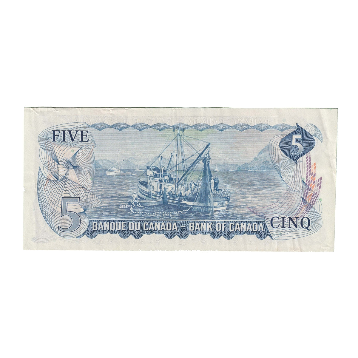 BC-48b 1972 Canada $5 Lawson-Bouey, SH, VF-EF (VF30)