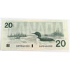BC-58d 1991 Canada $20 Knight-Dodge, EWP, CUNC