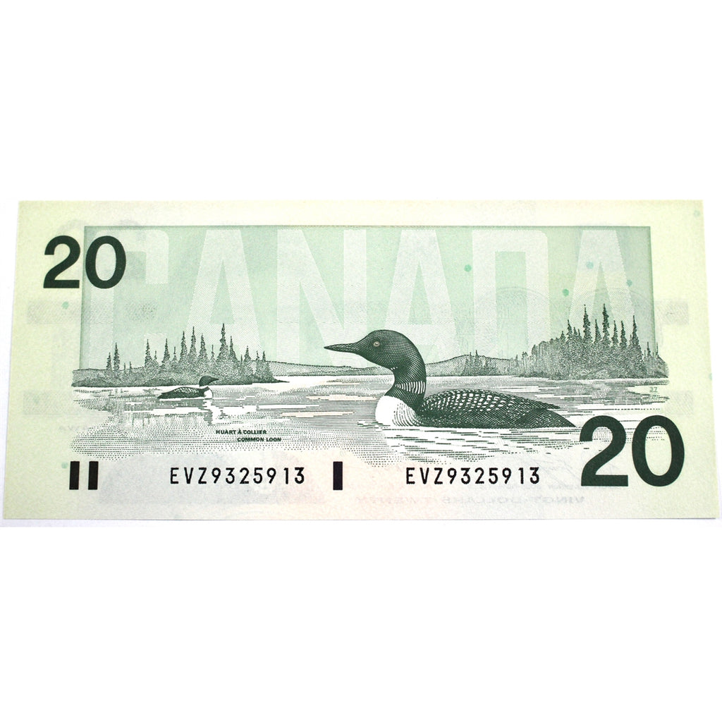 BC-58dA 1991 Canada $20 Knight-Dodge, EVZ (8.766M-9.846M), Choice Uncirculated (CUNC63)