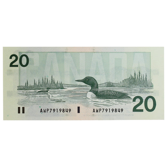 BC-58d-i 1991 Canada $20 Knight-Dodge, AWP, Choice Uncirculated (CUNC63)